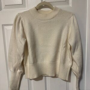 French Connection Cream Crew Neck Sweater